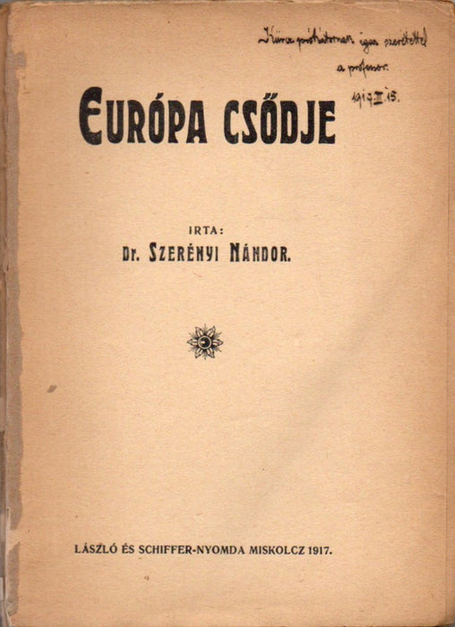 Európa csődje