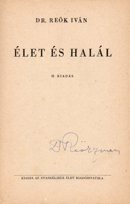 Élet és halál