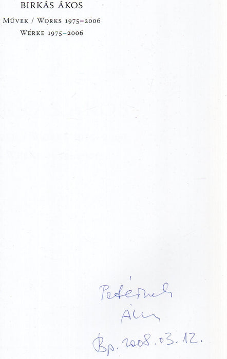 Művek - Works 1975-2006