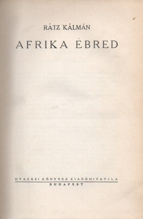 Afrika ébred