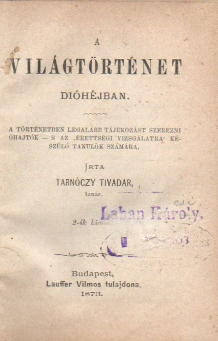 A világtörténet dióhéjban - A magyar irodalomtörténet dióhéjban