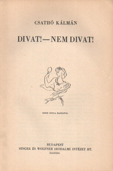 Divat! - Nem divat!