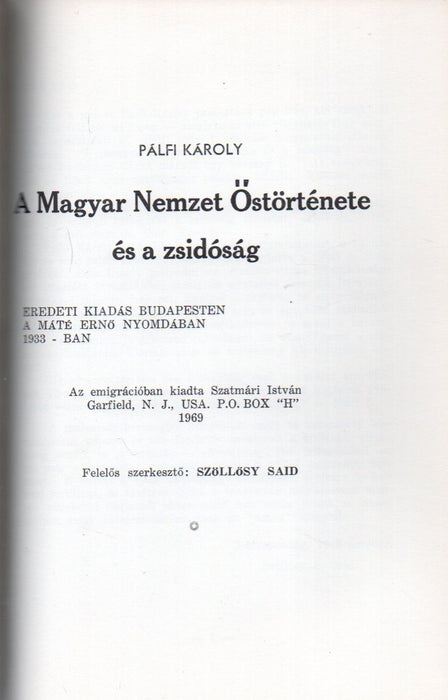 Mérlegen - A magyarországi nemzetiségek rövid története / A Magyar Nemzet Őstörténete és a zsidóság