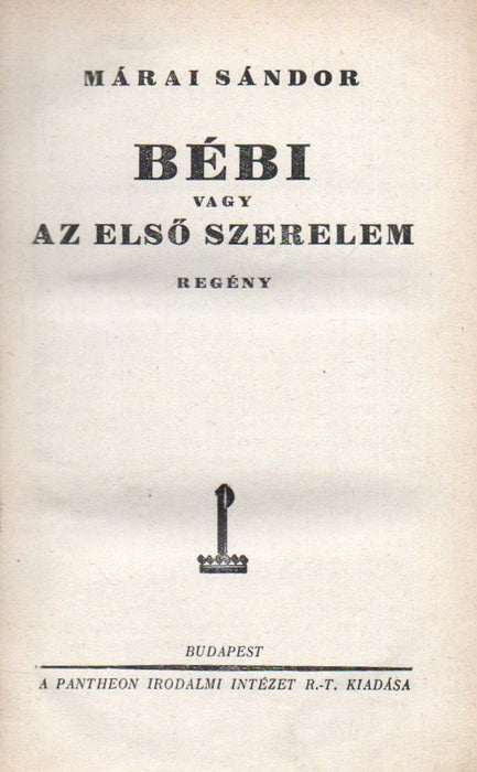 Bébi vagy az első szerelem