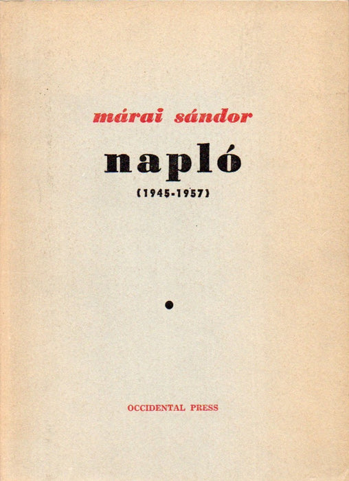 Napló (1945-1957)