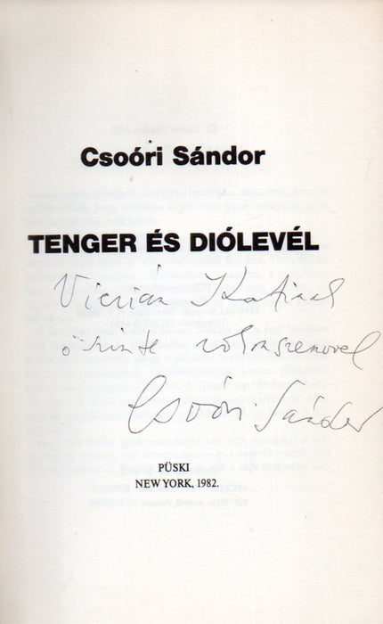 Tenger és diólevél