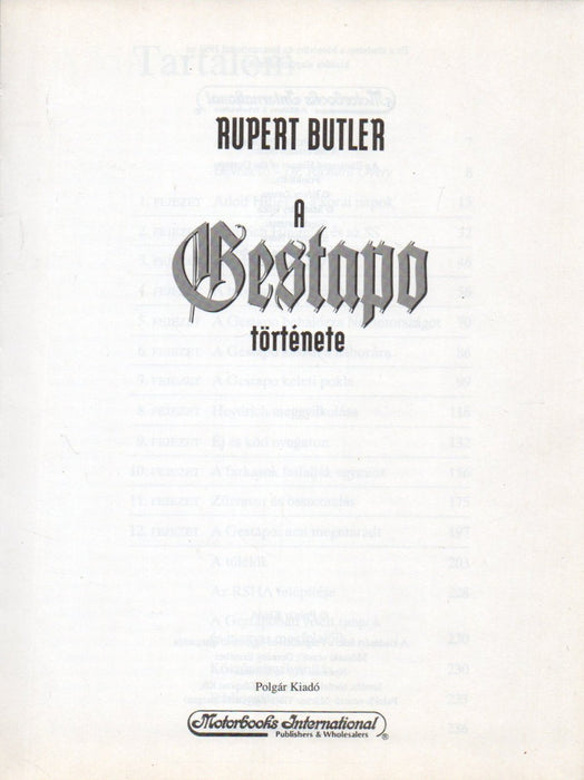 A Gestapo története