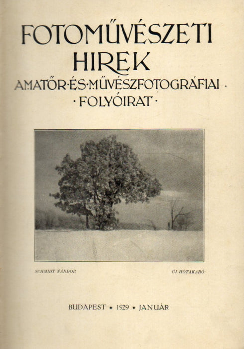 Fotoművészeti Hírek IX. évfolyam 1929