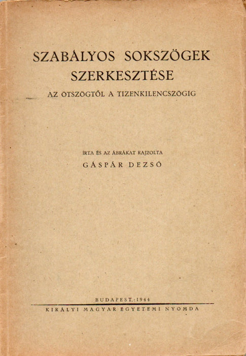 Szabályos sokszögek szerkesztése