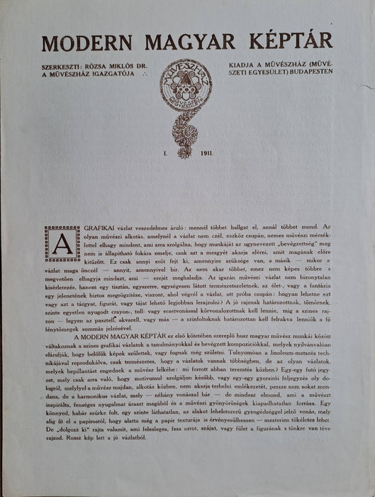 Modern Magyar Képtár 1911