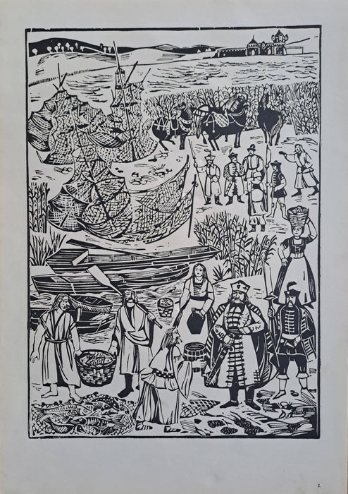 Hunyadi János - Domján József fametszetei