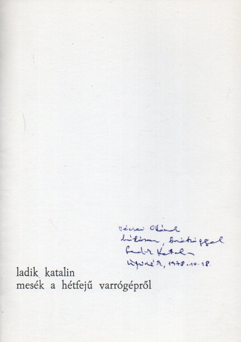 Mesék a hétfejű varrógépről