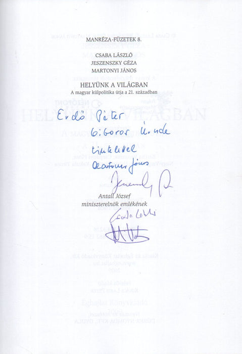 Helyünk a világban