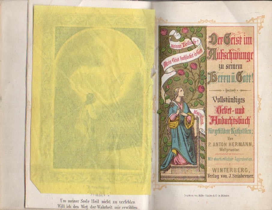 Der Crist im Aufschwunge zu seinem Herrn und Gott