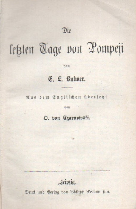Die Letzten Tage von Pompeji