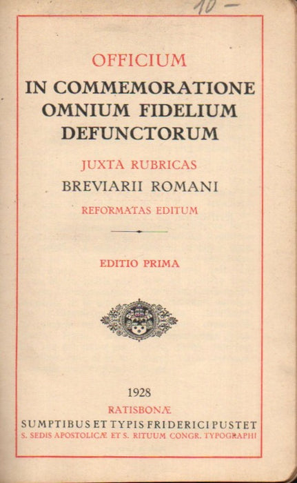Officium in commemoratione omnium fidelium defunctorum