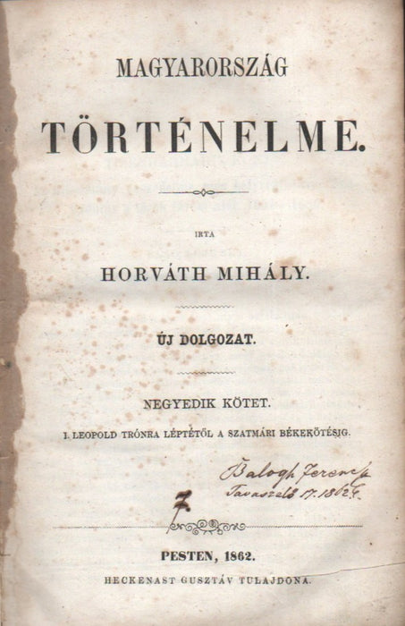 Magyarország történelme IV.