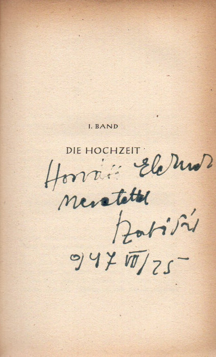 Der rote Goz I. Die Hochzeit