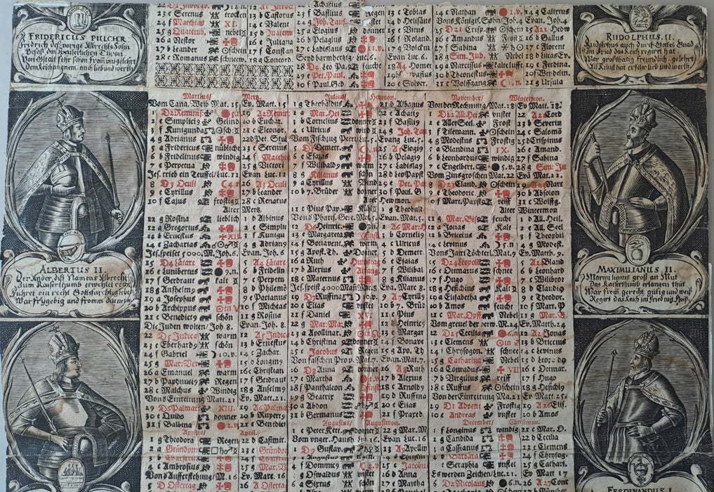 Neu und Alt Almanach Marci Freunde/auff das Jahr nach der Geburt Jesu Christi 1665.