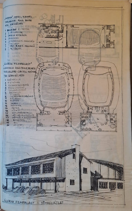 Tanulmány - 607 személyes szélesvásznú mozi az Alkotás utcában
