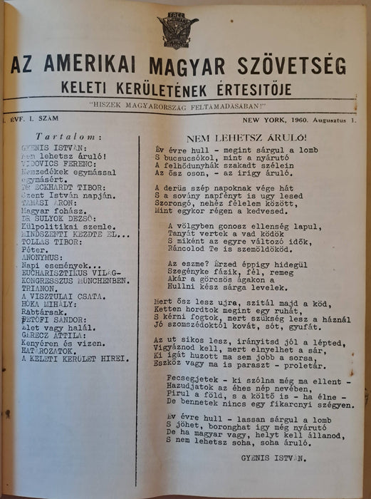 Fáklyaláng 1960-1971