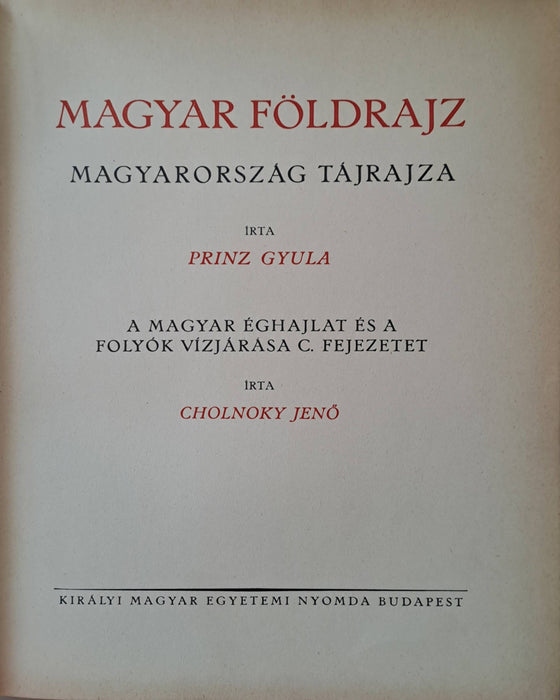 Magyar föld, magyar faj I-IV.