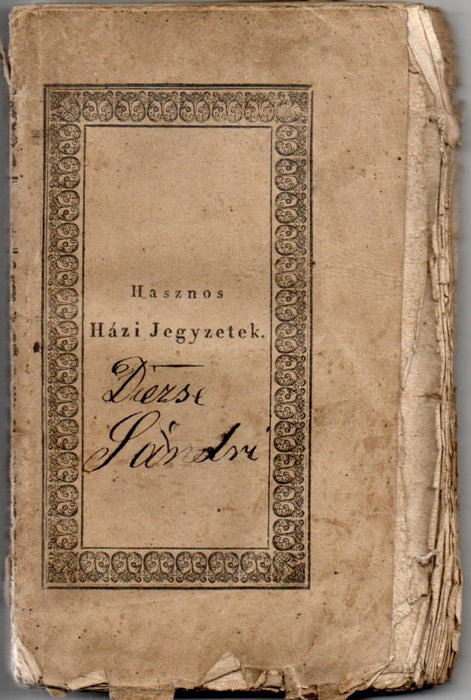 Hasznos Házi Jegyzetek