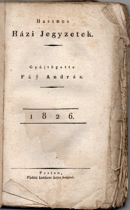 Hasznos Házi Jegyzetek