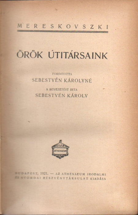 Örök útitársaink