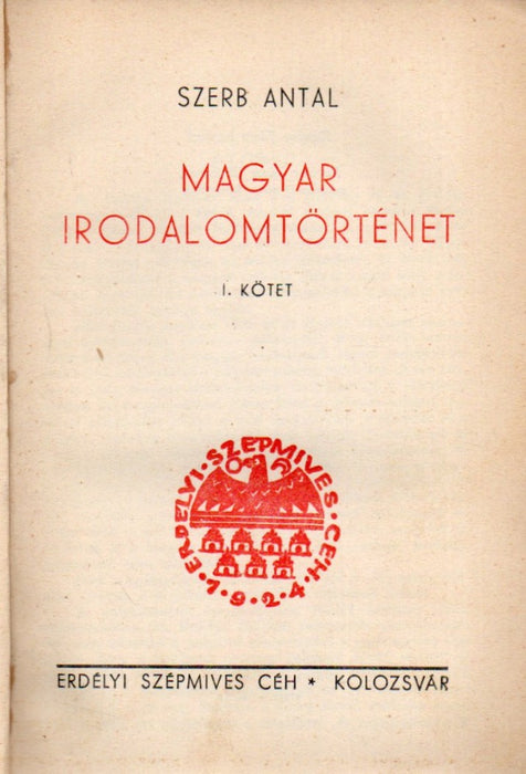 Magyar irodalomtörténet I-II.