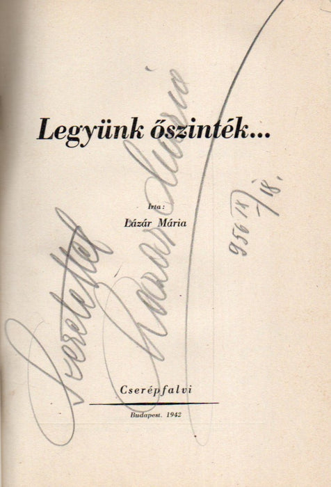 Legyünk őszinték...