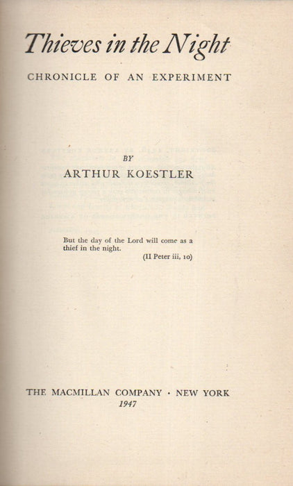 Thieves in the Night