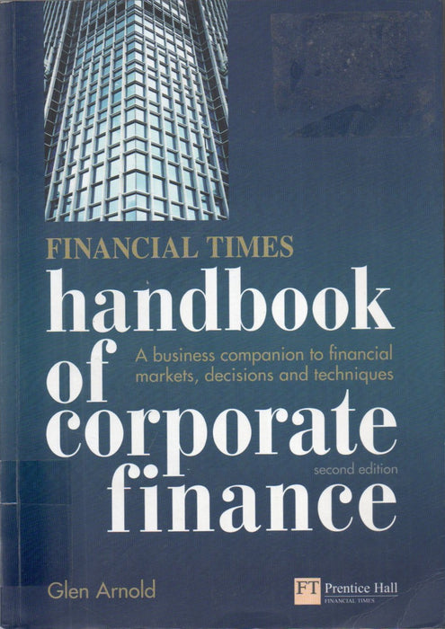 Handbook of Corporate Finance
