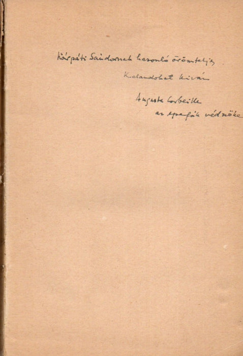 Auguste Corbeille csudálatos kalandjai