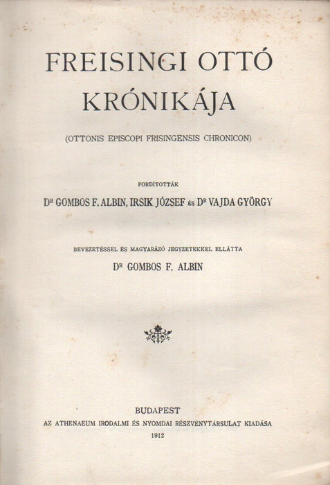 Freisingi Ottó krónikája