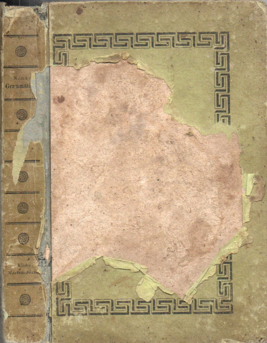 Német grammatika ahozvaló gyakorlásokkal, német olvasókönyvvel és szókönyvel együtt