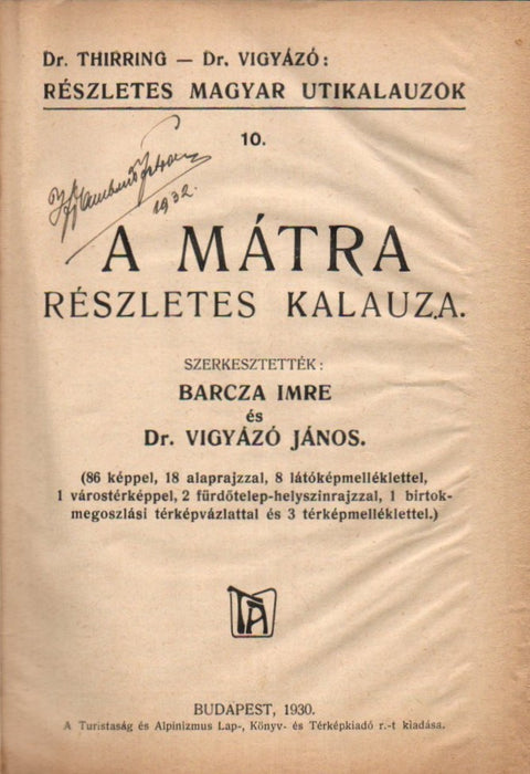 A Mátra részletes kalauza