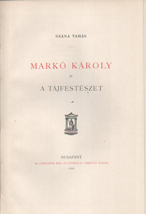 Markó Károly és a tájfestészet