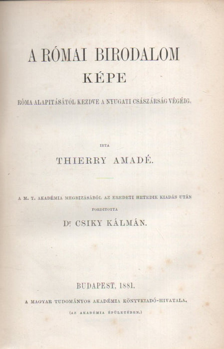 A Római Birodalom képe