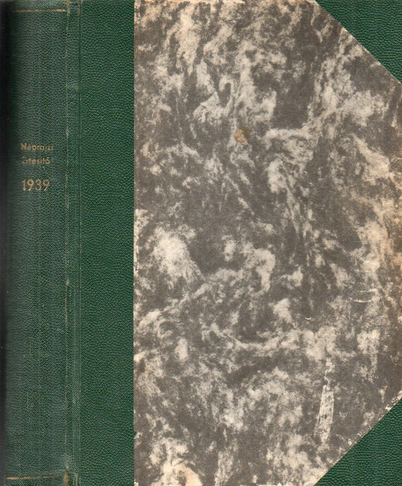 A Néprajzi Múzeum értesítője XXXI. évfolyam 1939