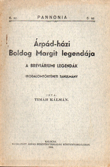 Árpád-házi Boldog Margit legendája