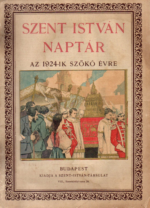 Szent István Naptár az 1924-ik szökő évre