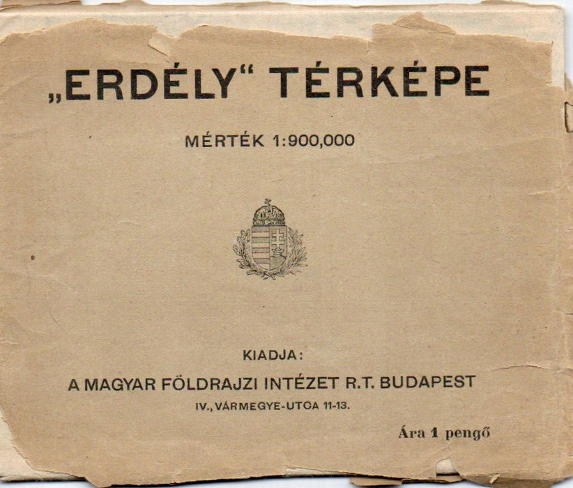"Erdély" térképe