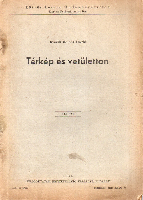 Térkép és vetülettan