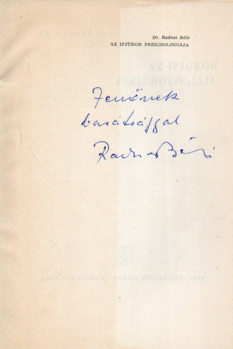 Az ifjúkor pszichológiája