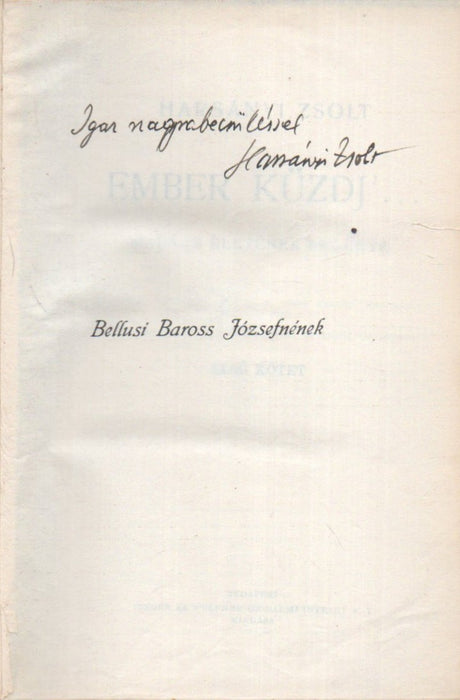 Ember küzdj'... I-III.