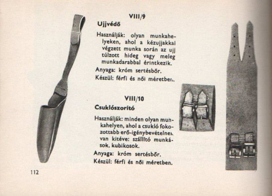 Védőruházatok és egyéni védőfelszerelések katalógusa