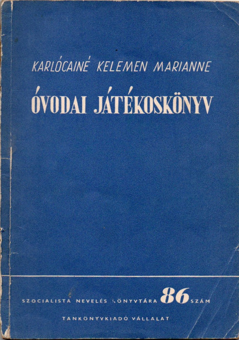 Óvodai játékoskönyv