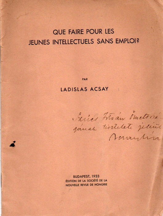 Que faire pour les jeunes intellectuels sans emploi?