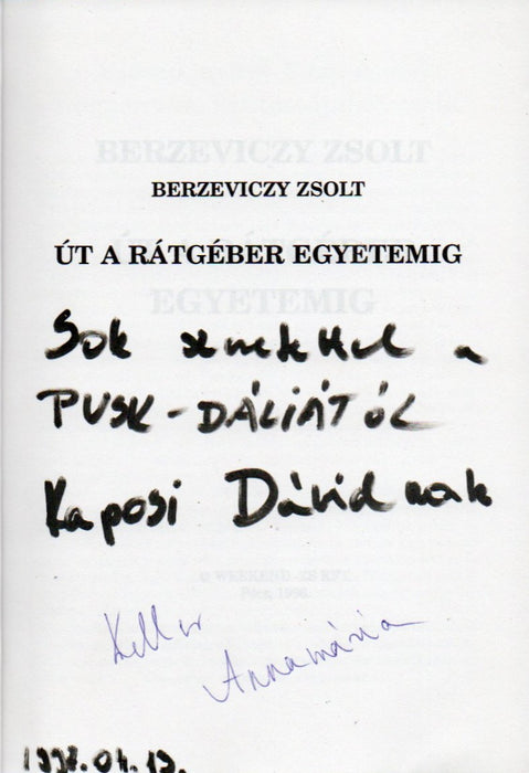 Út a Rátgéber Egyetemig